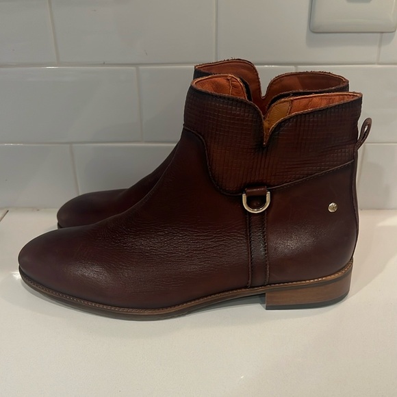 EXCELLENT! Worn Once! Pikolinos Women’s Royal Brown Leather Boots Size 41 - Picture 5 of 8